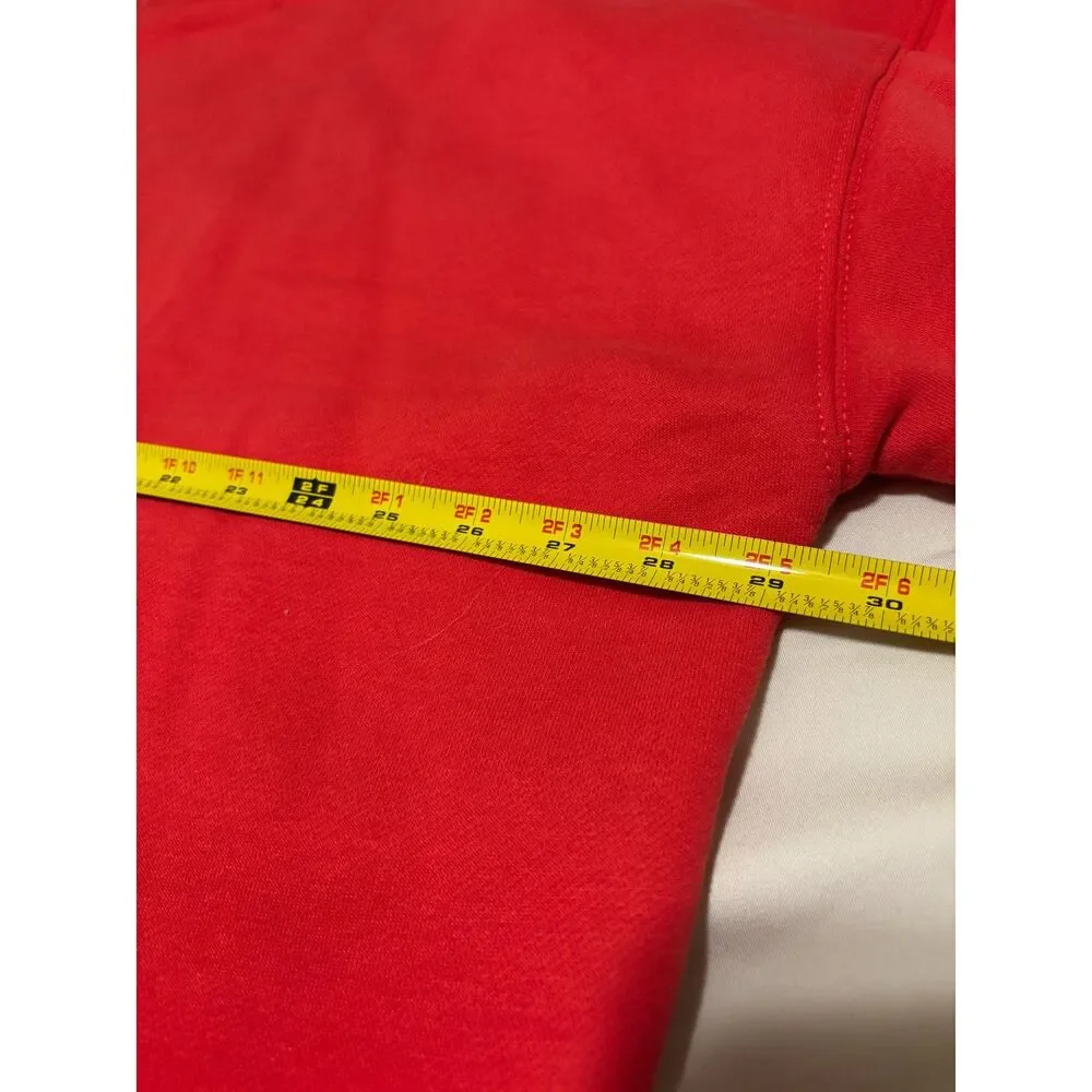 AE American Eagle Oversized Red Mock Neck Sweater Women's XL Cozy Casual Soft - Picture 7 of 7